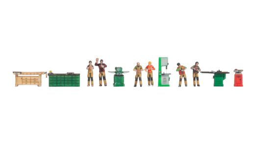 NOCH 35903 Figuren-Themenw.Schreinerei (Spur H0)