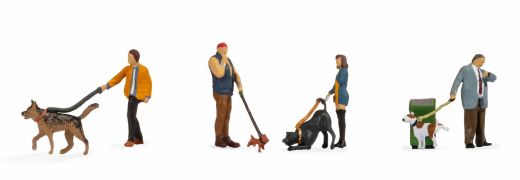 NOCH 36471 N Menschen mit Hunden (Spur N)