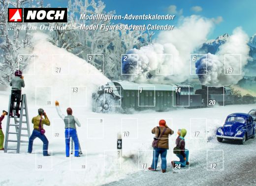 NOCH 44998 Z Figuren-Adventskalender (Spur Z Miniclub)