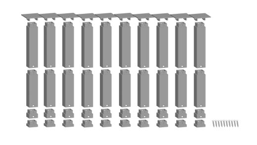 NOCH 53942 Easy-Track Pfeiler-Set oben (Spur H0)