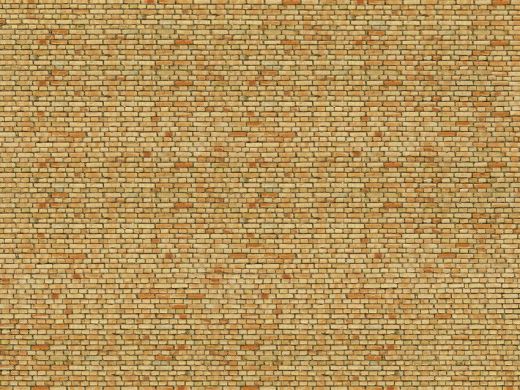 NOCH 56613 3D-Kartonplatte ÊKlinkerË (Spur H0)