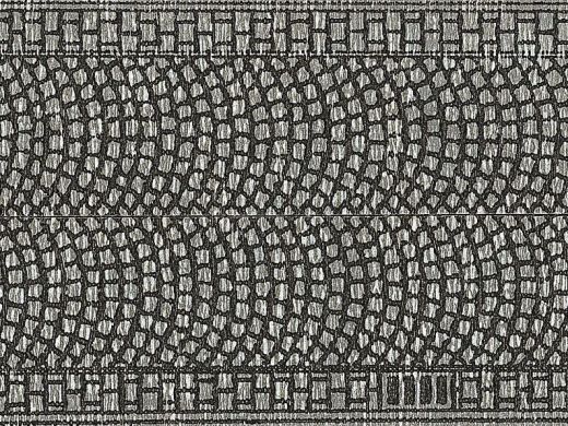 NOCH 60430 Kopfsteinpflaster, 100 x 5 cm (Spur H0)
