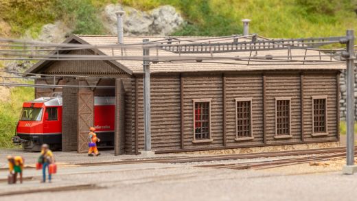 NOCH 63025 Lokschuppen Bergün (Spur N)