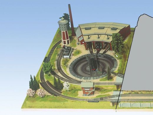 NOCH 81950 Anbauteil links Drehscheibe (Spur H0)