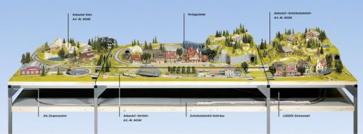 NOCH 84320 Anbauteil rechts Schattenbah (Spur H0)