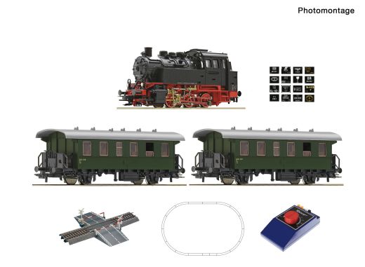 Roco 51161 Analog-Startset: BR80+Pzug (Spur H0)