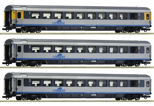 Roco 6200033 3er Set EC-Wagen Cisalpino #2 (Spur H0)