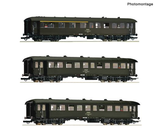 Roco 6200058 3er Set Perszug. PKP (Spur H0)