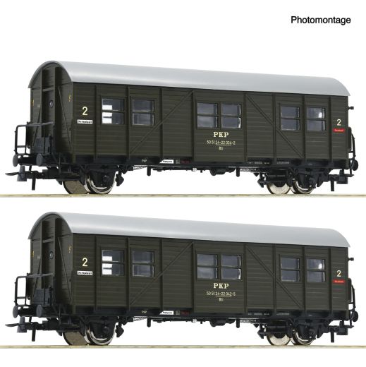 Roco 6200195 2er Set Behelfspersonenwagen (Spur H0)