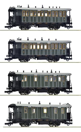 Roco 6200197 4er Set Personenzug Kbaystb (Spur H0)