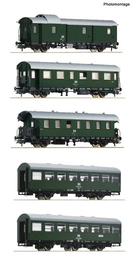 Roco 6200243 5er Set Personenwagen Usedom (Spur H0)