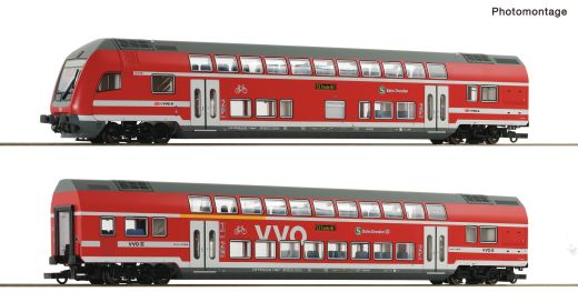 Roco 6220066 2er Set Dosto VVO DB-AG AC (Spur H0)