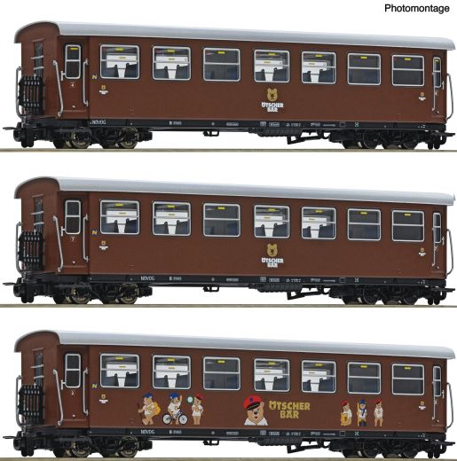 Roco 6240002 3er Set Personenzug Novog (Spur H0)