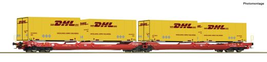 Roco 6600057 Doppeltwg.T3000e + DHL (Spur H0)