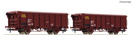 Roco 6600082 2er Set Rolldachwag. FS (Spur H0)