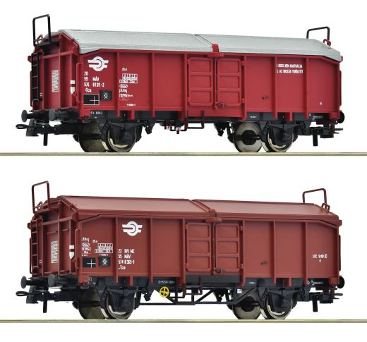 Roco 6600116 2er Set Schiebedachwag. MAV (Spur H0)