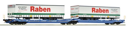 Roco 6600117 Doppeltwg. T3000e VTG + Raben (Spur H0)
