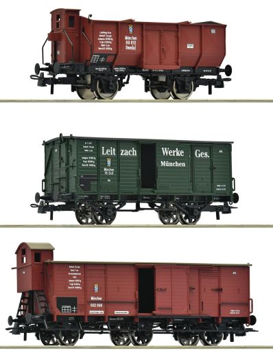 Roco 6600223 3er Set Guterzug Kbaystb (Spur H0)