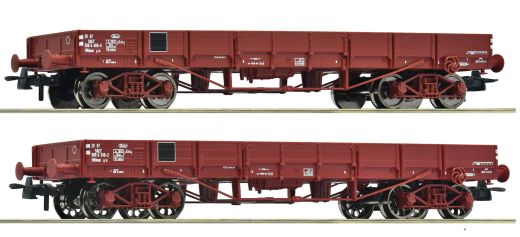 Roco 6600224 2er Set Niederbordwagen SNCF (Spur H0)