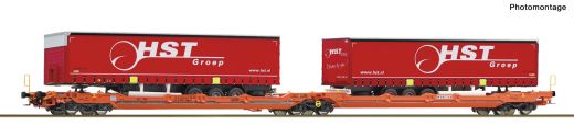 Roco 6600260 Doppeltaschenwagen T3000e Was (Spur H0)