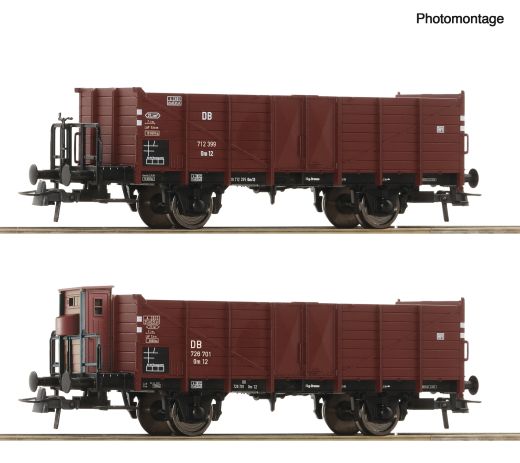 Roco 6600267 2er Set offene Guterwagen Omm (Spur H0)