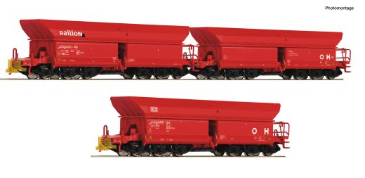 Roco 6600271 3er Set Erzwagen DB AG #2 (Spur H0)