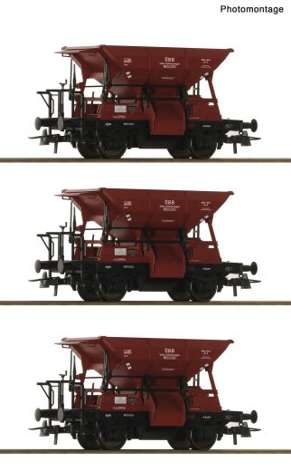 Roco 6600283 3er Set Talbot Schotterwagen (Spur H0)