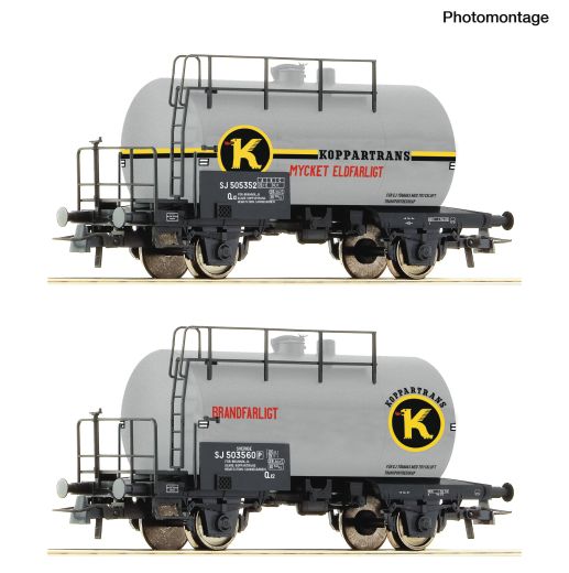 Roco 6600302 2er Set Kesselwagen Koppartra (Spur H0)