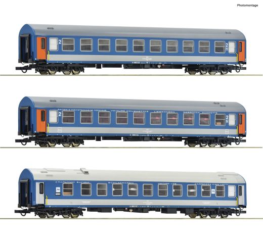 Roco 74188 3er Set Hungaria #1 (Spur H0)