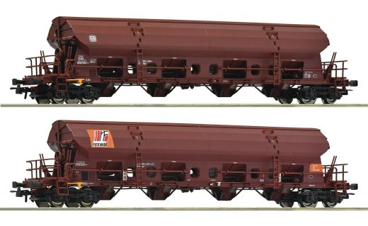 Roco 77036 2er Set Schwenkdachwag. DB (Spur H0)