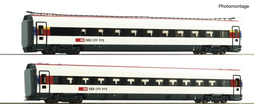 Roco 7720037 2er Set Erganzung Triebzug IC (Spur H0)