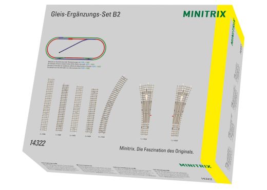 TRIX T14322 Gleis-Ergänzungspackung B2 (Spur N)