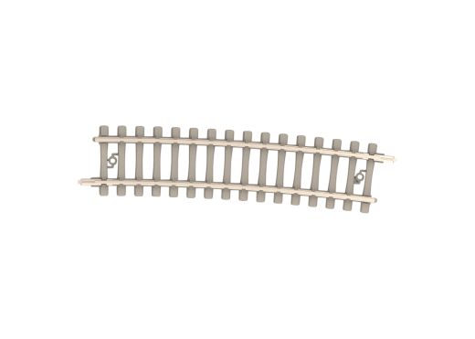 TRIX T14515 Bet-Gleis R5 492,6 mm 7,5 GR (Spur N)