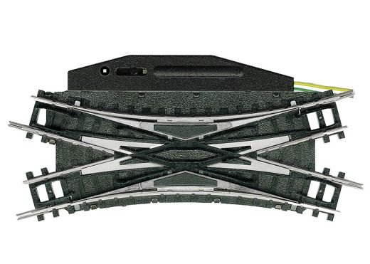 TRIX T14968 Elektrom.Doppelkreuz.weiche R (Spur N)