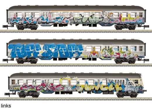 TRIX T18264 Personenwagen-Set Silberlinge (Spur N)