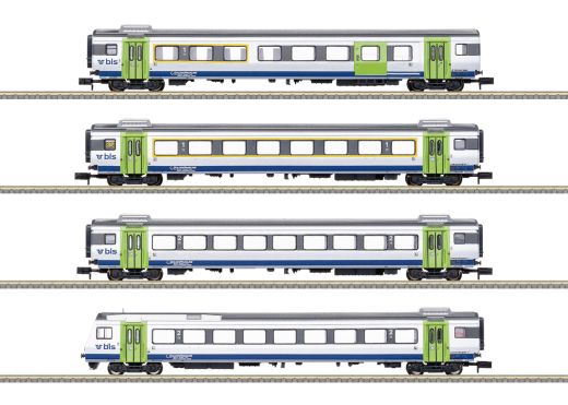 TRIX T18293 Wagen-Set GoldenPassLine BLS (Spur N)