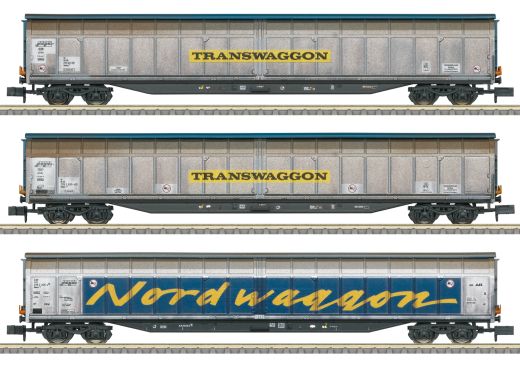 TRIX T18297 Großraum-Schiebew.-Set MHI (Spur N)