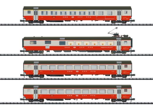 TRIX T18720 Wagen-Set Swiss Express Set A (Spur N)