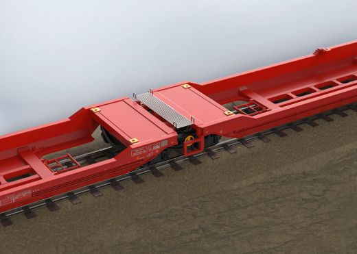 TRIX T24470 Gelenk-Taschenwagen DB (Spur H0)
