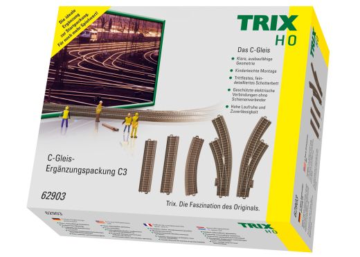 TRIX T62903 C-Gleis-Ergänzungspackung C3 (Spur H0)