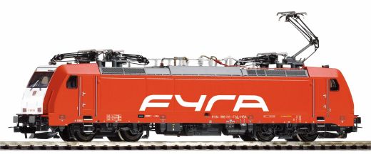 PIKO 21626 ~E-Lok/Sound BR 186 Fyra V + 8pol. Dec. (Spur H0)