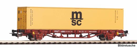 PIKO 27751 Containertragwg. 1x 40 MSC Container (Spur H0)