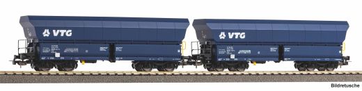 PIKO 28342 2er Set Schüttgutwagen Falns 176 VTG NL (Spur H0)
