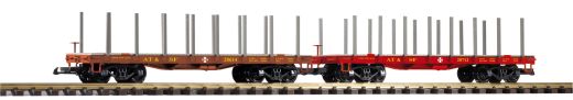 PIKO 38773 G-Rungenwagen 2er Set SF (Spur G)