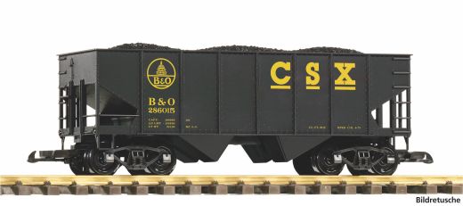 PIKO 38973 G-Schüttgutwg. CSX-B&O mit Kohleladung (Spur G)