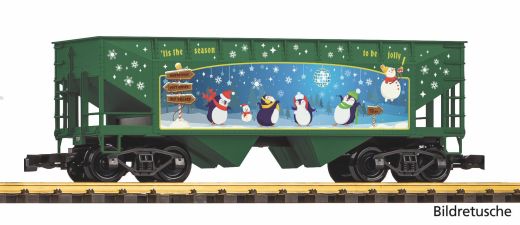 PIKO 38974 G Schuettgutwagen Weihnachten (Spur G)
