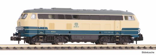 PIKO 40532 N-Diesellok BR 216 blau beige DB IV + D (Spur N)