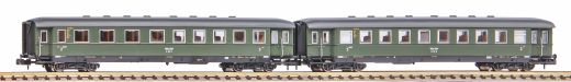 PIKO 40623 N-2er Set Schürzeneilzugwg. 2./3. Kl. u (Spur N)