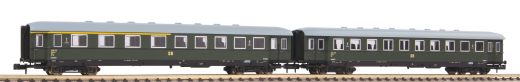 PIKO 40628 N-2er Set Schürzeneilzugwg. 1./2. Kl. + (Spur N)
