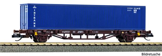 PIKO 47728 TT-Containertragwg. 1X40 Intrans CD V (Spur TT)